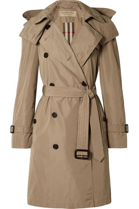 burberry trench coat with hood womens
